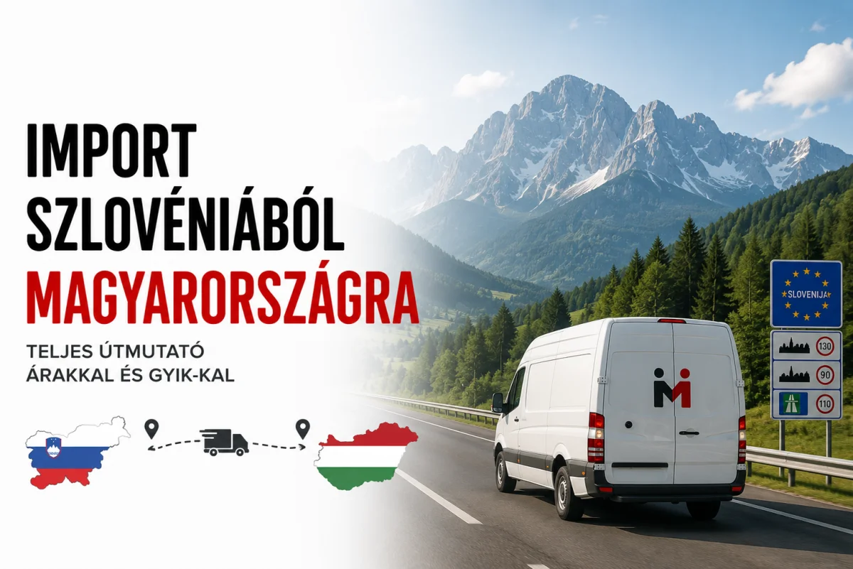 Import Szlovéniából Magyarországra – teljes útmutató árakkal és GyIK-kal