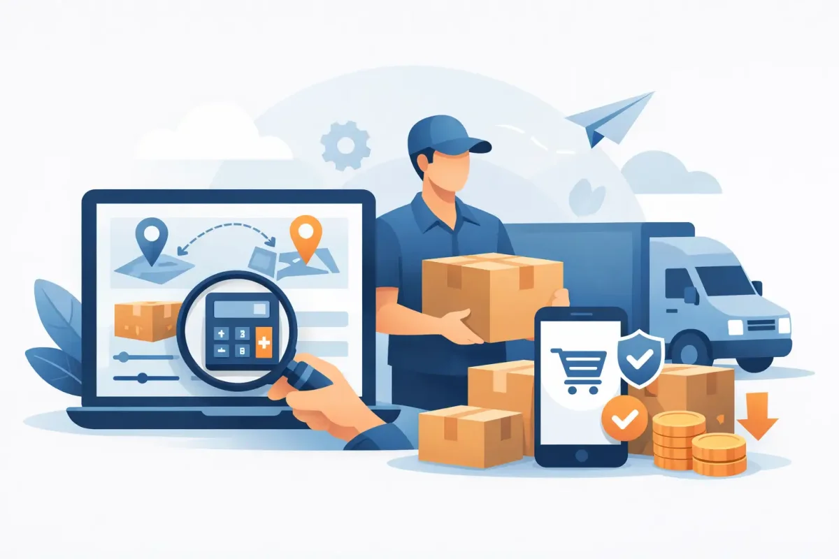 Online csomagküldés árkalkulátor használata