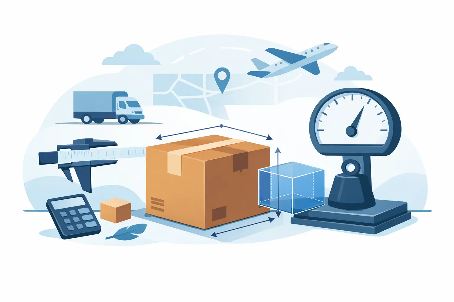 Volumetrikus súly számítás futárnál