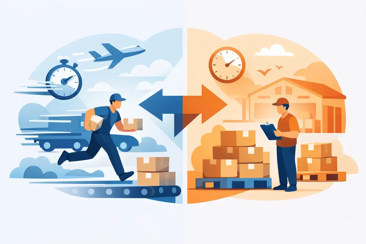 Expressz vagy standard csomagküldés?