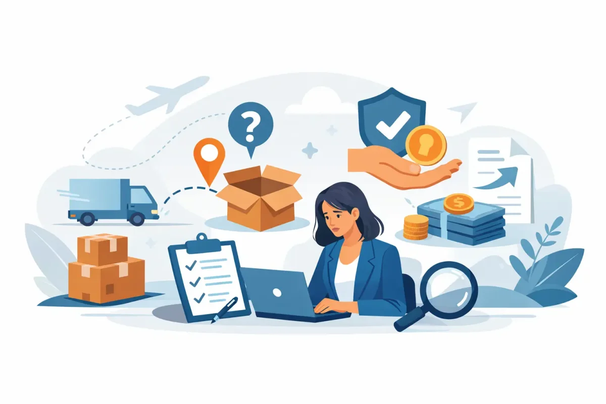 Elveszett csomag kártérítés igénylés folyamata