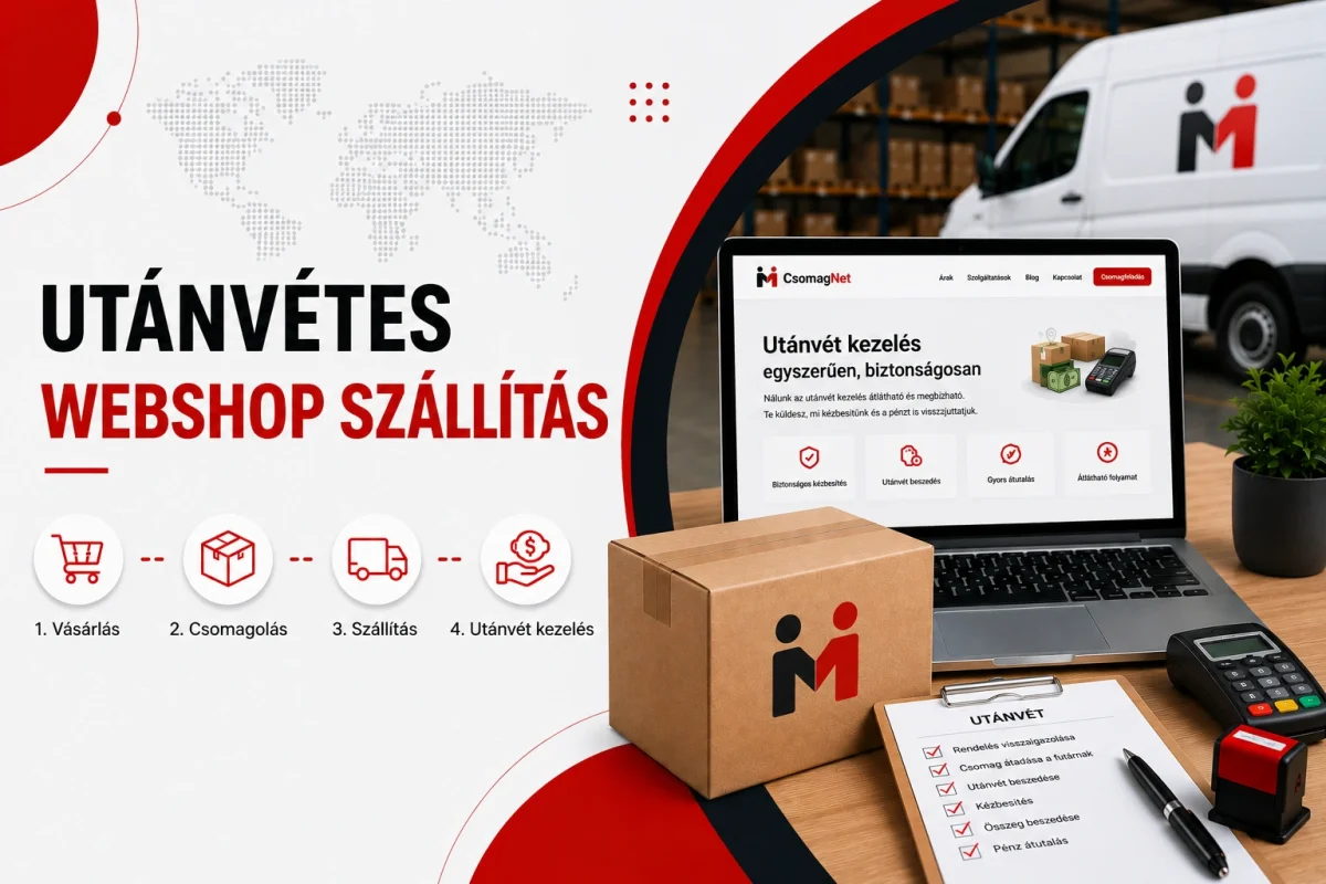 Utánvétes webshop szállítás útmutató
