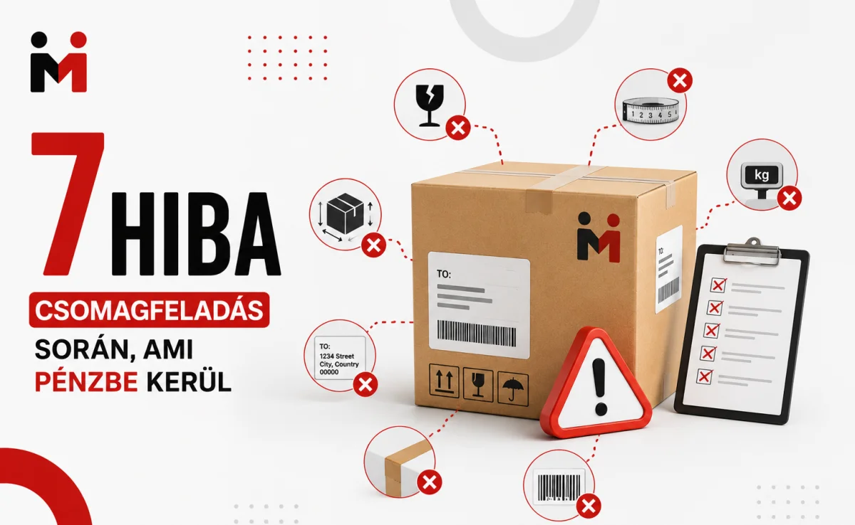 7 hiba csomagfeladás során, ami pénzbe kerül