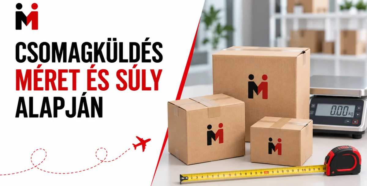 Csomagküldés méret és súly alapján