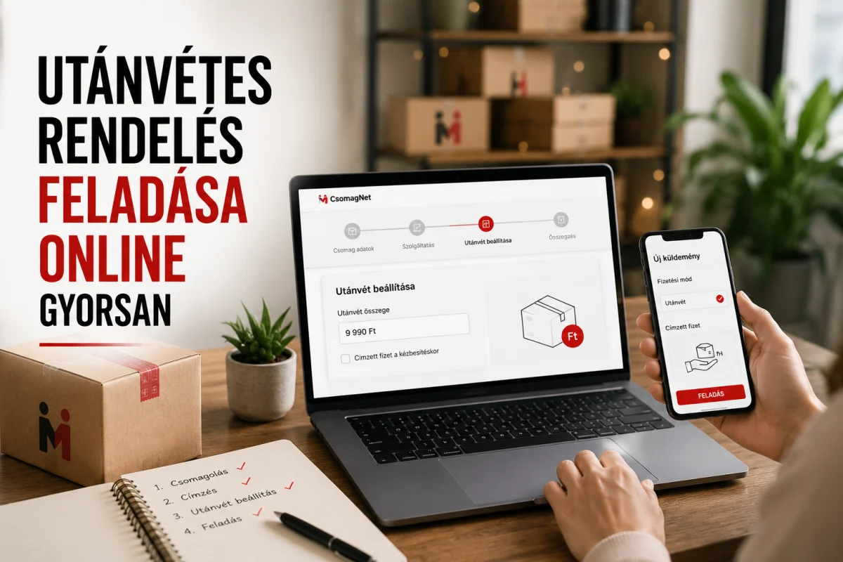 Utánvétes rendelés feladása online gyorsan