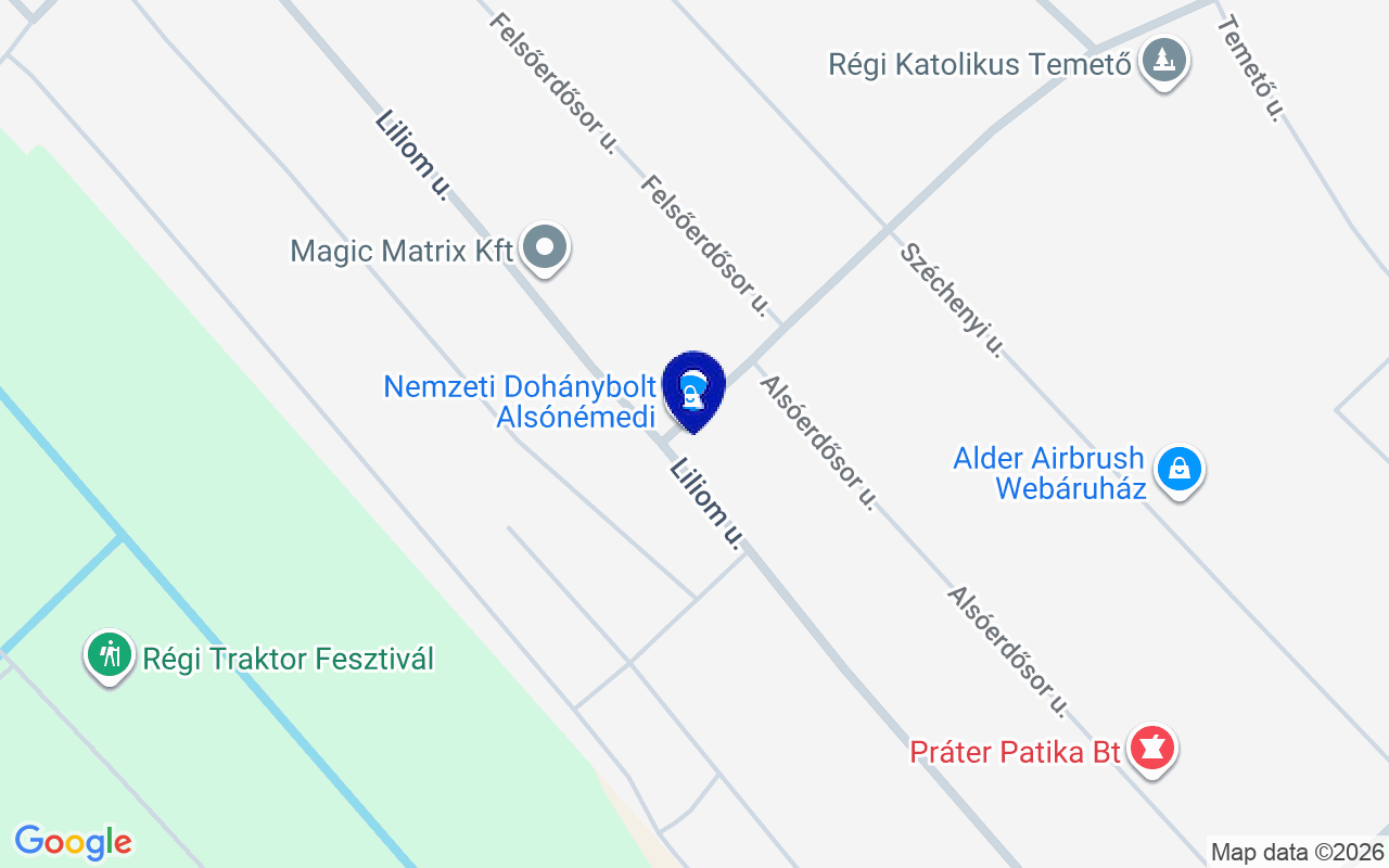 GLS Automata Arzenál Élelmiszer Alsónémedi – Alsónémedi, Liliom utca 61