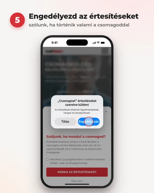 Értesítések engedélyezése